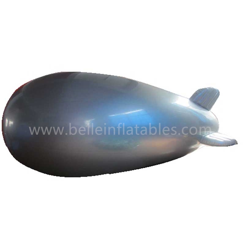 Inflatable gray Blimp