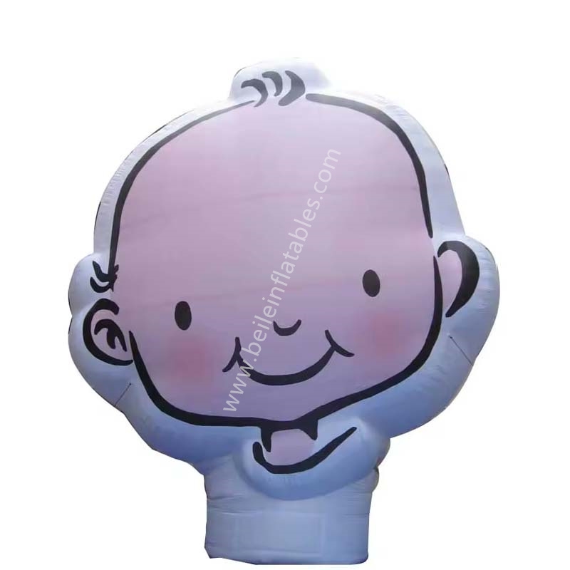 inflatable baby face ground balloon