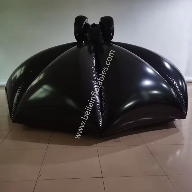 Inflatable black skirt