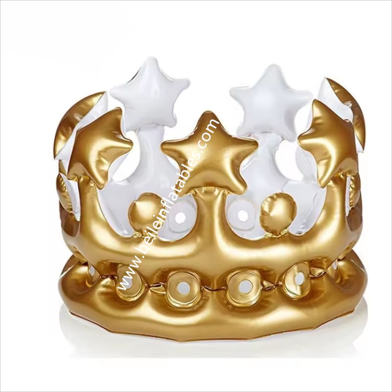 inflatable crown party hat