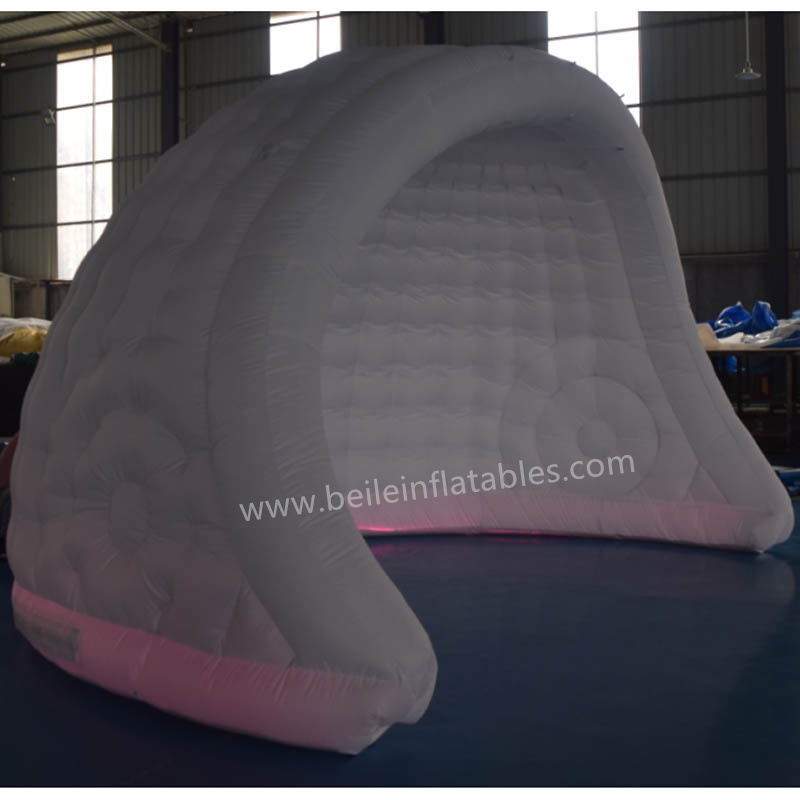 Inflatable music tent