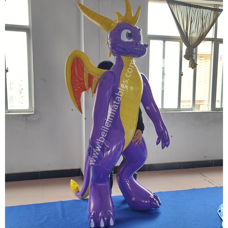 Inflatable purple stand Dragon