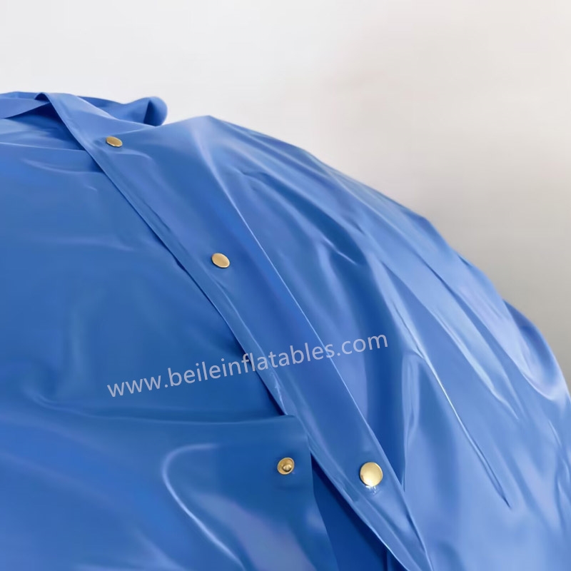 inflatable metal button ball suit